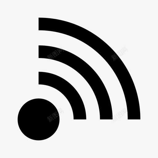 wifi信号材质ui图标svg_新图网 https://ixintu.com wifi信号 材质ui