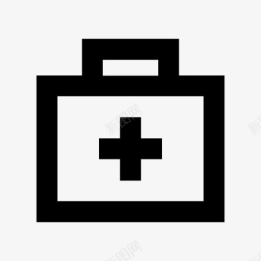 医疗箱护理急救箱图标图标