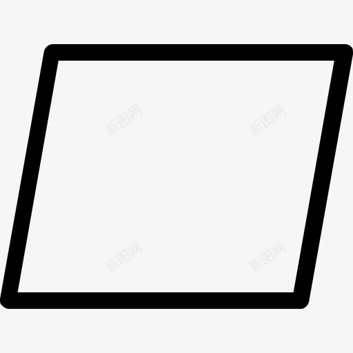 平行四边形几何学家图标svg_新图网 https://ixintu.com 几何学家 平行四边形