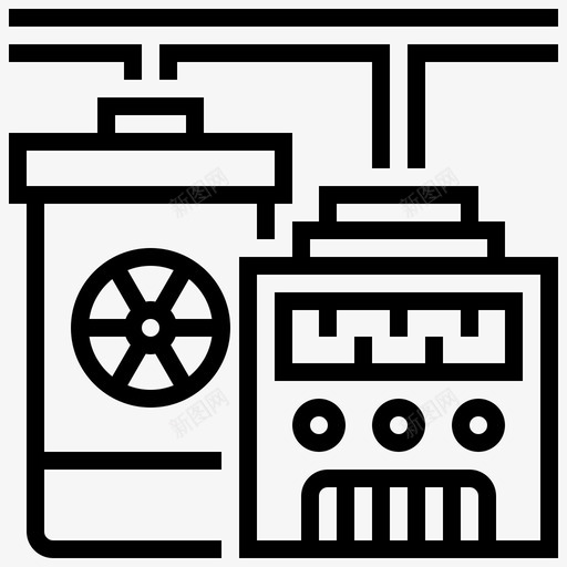 机器工厂工业图标svg_新图网 https://ixintu.com 制造 工业 工厂 工厂要素2 机器 生产