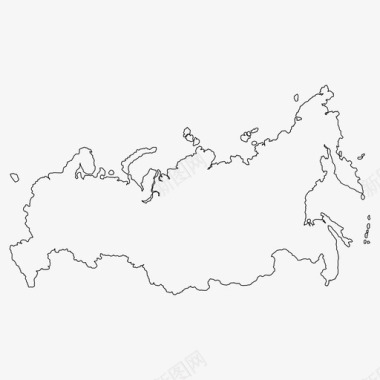 俄罗斯地图俄罗斯俄罗斯联邦图标图标