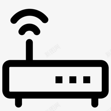 路由器调制解调器计算机图标图标