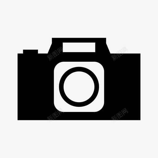 相机数码相框图标svg_新图网 https://ixintu.com 技术 摄影 数码 相机 相框