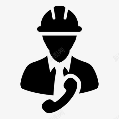 工人企业建筑图标图标