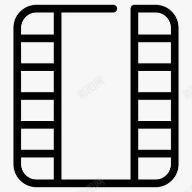 电影常规用户界面收藏图标图标