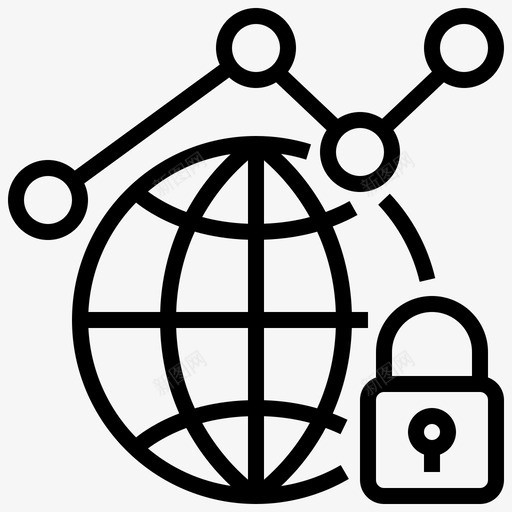 互联网安全地球保护图标svg_新图网 https://ixintu.com 互联网安全 保护 地球 安全
