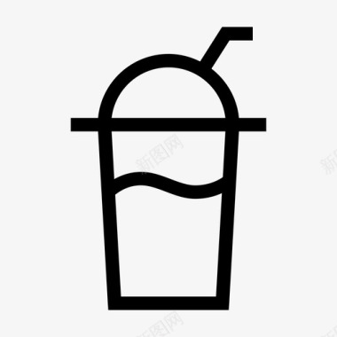 冰咖啡饮料杯子图标图标