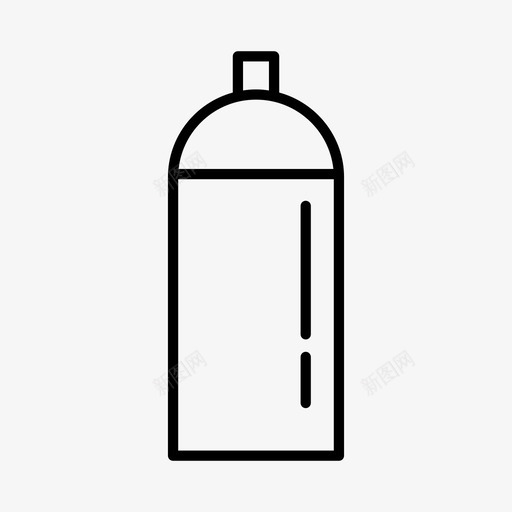 喷雾瓶空瓶发胶图标svg_新图网 https://ixintu.com 发胶 喷雾瓶 瓶子 空瓶