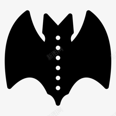 吸血鬼蝙蝠鸟图标图标