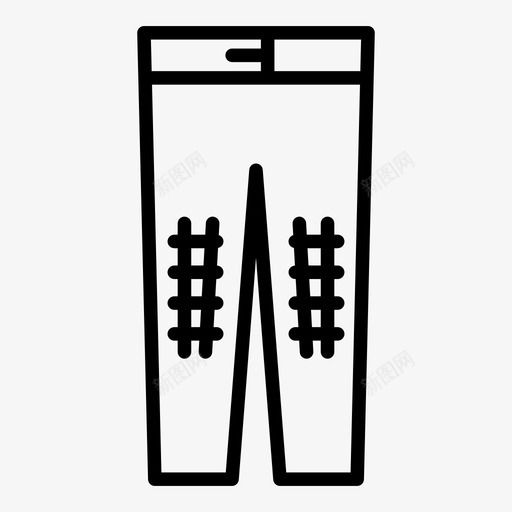 补丁裤脏时尚图标svg_新图网 https://ixintu.com 时尚 款式2 脏 补丁裤