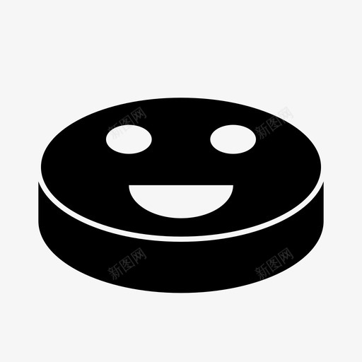 微笑按钮光盘表情符号图标svg_新图网 https://ixintu.com 光盘 幸福 微笑按钮 脸 表情符号