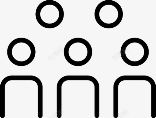 人观众礼堂图标图标