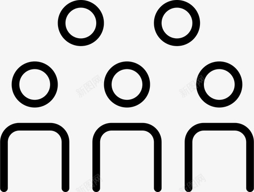 人观众礼堂图标svg_新图网 https://ixintu.com 人 人瘦 会议 团体 暴徒 礼堂 观众