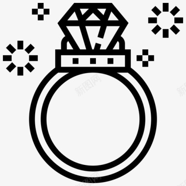 采购产品戒指钻石珠宝图标图标