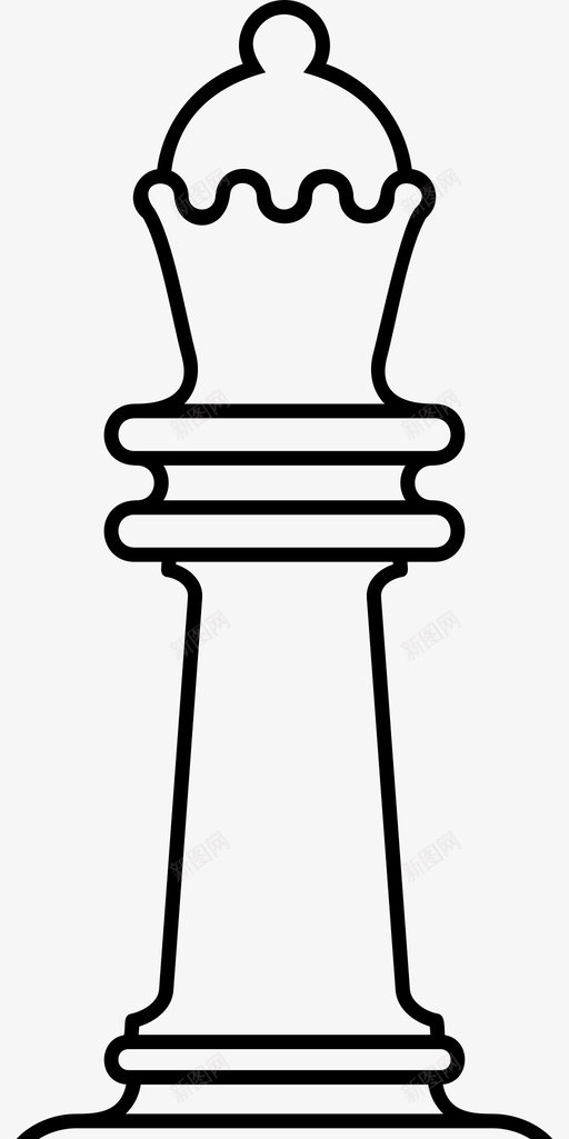 皇后国际象棋体育运动图标svg_新图网 https://ixintu.com 体育运动 国际象棋 国际象棋运动 皇后
