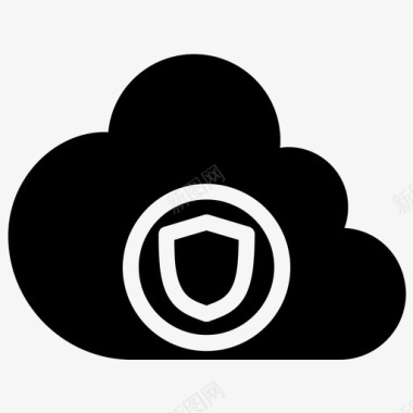 云保护云安全数据安全图标图标