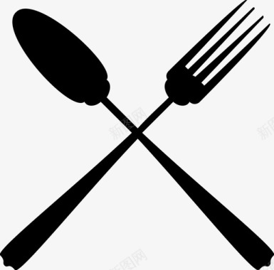 餐具餐厅银器图标图标