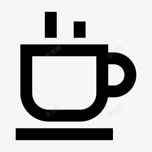 茶休息咖啡图标svg_新图网 https://ixintu.com 休息 会议 咖啡 材料图标 杯子 茶