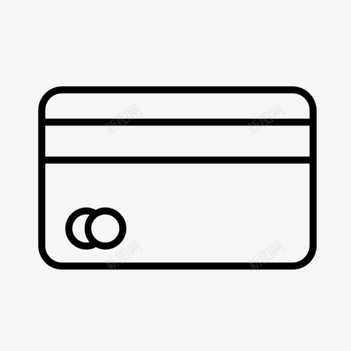 信用卡银行借记卡图标svg_新图网 https://ixintu.com 信用卡 借记卡 金融 银行