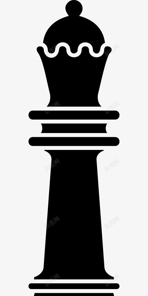 皇后国际象棋体育运动图标svg_新图网 https://ixintu.com 体育运动 国际象棋 国际象棋运动 皇后