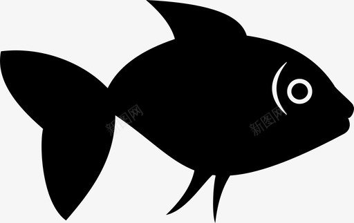 鱼熟鱼海洋动物图标svg_新图网 https://ixintu.com 海 海洋 海洋动物 熟鱼 鱼
