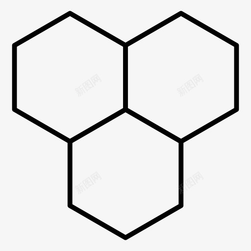 细胞原子分子图标svg_新图网 https://ixintu.com 分子 原子 科学 细胞 自然 自然生态细线