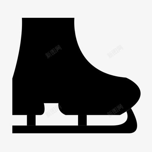 溜冰鞋鞋滑雪图标svg_新图网 https://ixintu.com 冬季 溜冰鞋 滑雪 运动 鞋