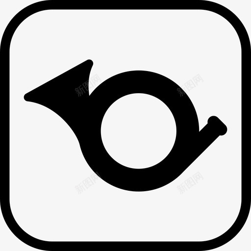音乐符号指示图标svg_新图网 https://ixintu.com 指示 音乐符号