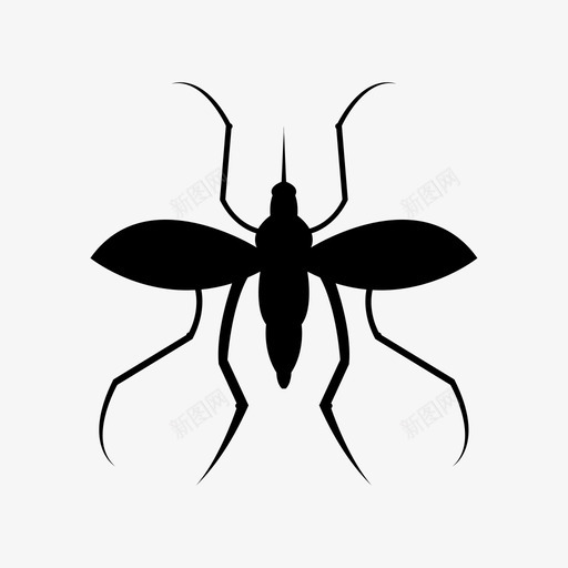 蚊子动物疟疾图标svg_新图网 https://ixintu.com 动物 疟疾 病毒 自然 蚊子