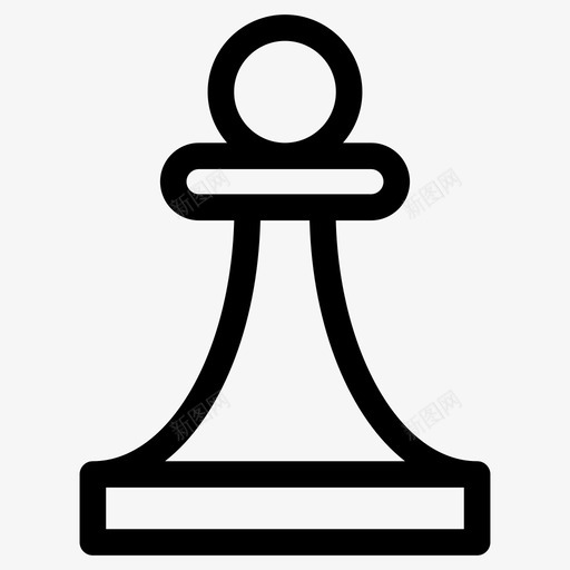 象棋棋子策略图标svg_新图网 https://ixintu.com 棋子 策略 象棋 运动大纲