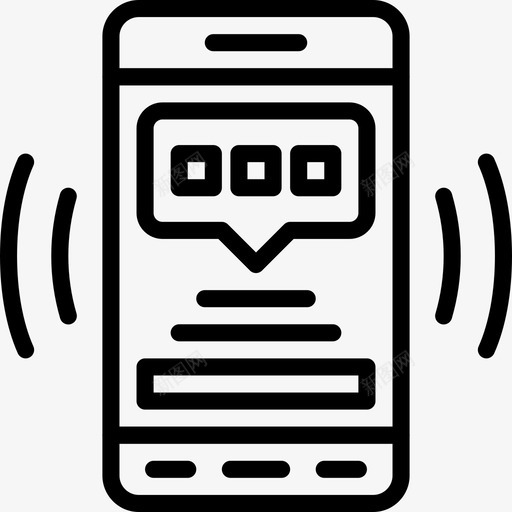电话留言应用程序按钮图标svg_新图网 https://ixintu.com Pretycons概要 互动 应用程序 按钮 文件 电话留言 通讯