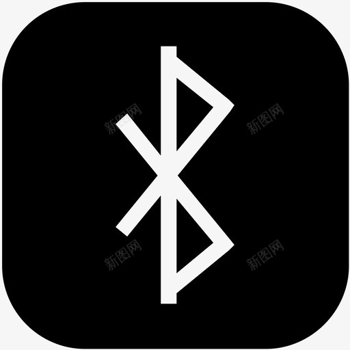 蓝牙应用电子图标svg_新图网 https://ixintu.com 传输 信号 充电电源 应用 技术 电子 电池 蓝牙