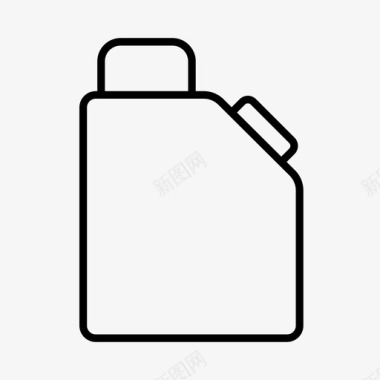 汽油瓶子汽车服务图标图标