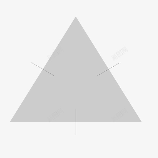 等边三角形等边几何学图标svg_新图网 https://ixintu.com 几何学 形状 等边 等边三角形