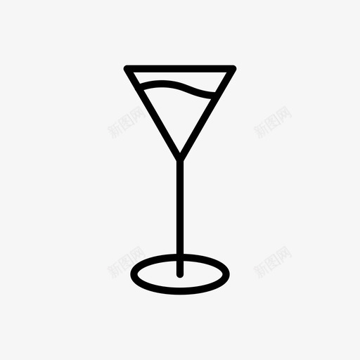 玻璃杯酒饮料图标svg_新图网 https://ixintu.com 果汁 水 玻璃杯 葡萄酒 酒 饮料