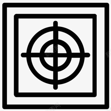 选择校准标记瞄准弓箭手图标图标