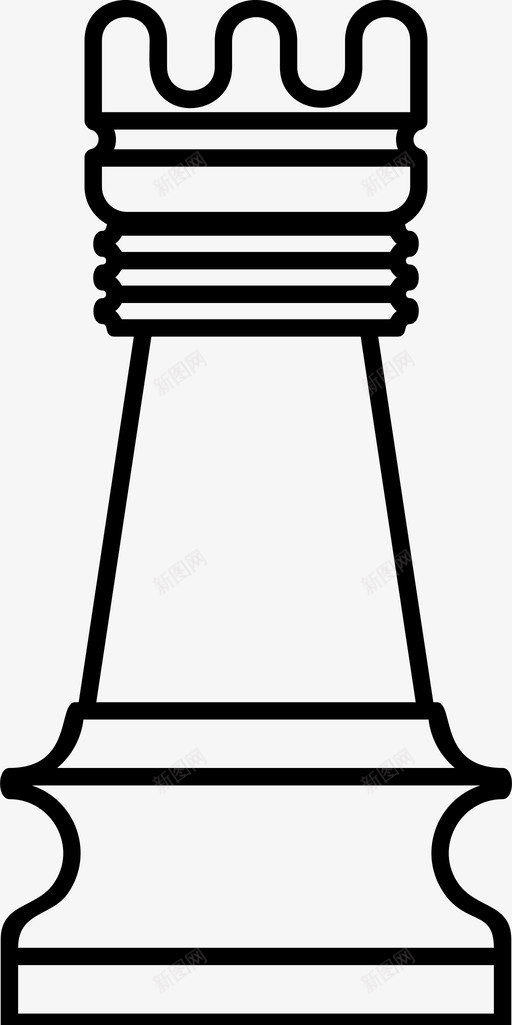 车国际象棋棋盘图标svg_新图网 https://ixintu.com 体育 国际象棋 国际象棋运动 棋盘 要塞 象棋游戏 车