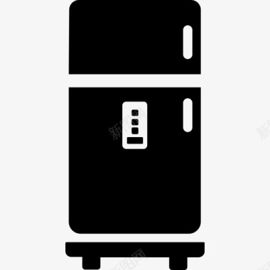 冰箱家用电器内部和装饰雕文图标图标