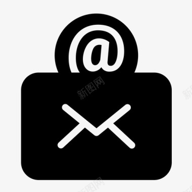 信件通信文件图标图标