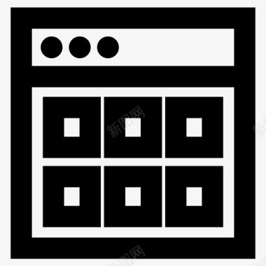 网站电子商务页面图标图标