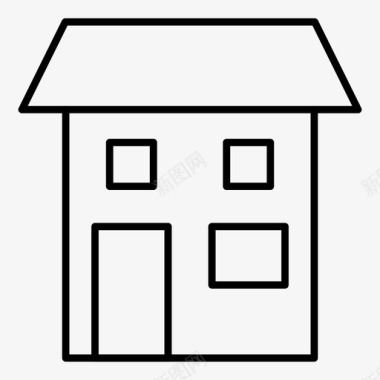 住宅房地产客房图标图标