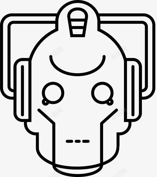 机器人医生脸图标svg_新图网 https://ixintu.com 医生 机器人 脸 面具