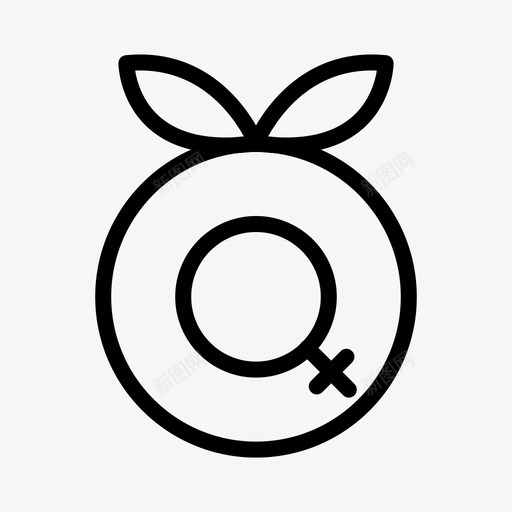 女性象征日活动图标svg_新图网 https://ixintu.com 三月 国际 国际妇女节 女性象征 日 活动