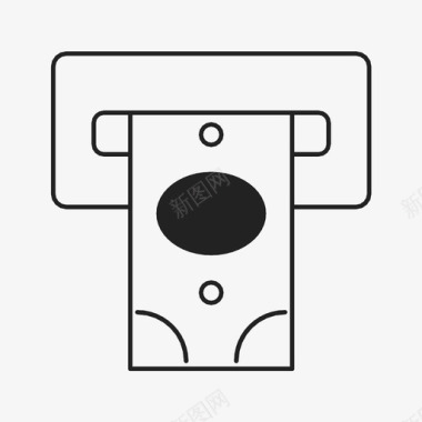 atm钱取款图标图标