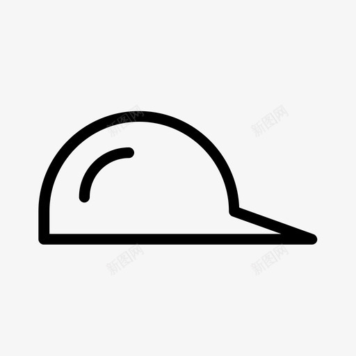 帽子安全帽头盔图标svg_新图网 https://ixintu.com 头盔 安全帽 帽子