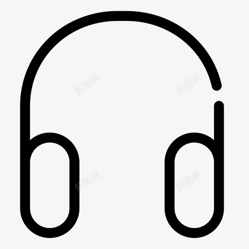 耳机通用用户界面系列图标svg_新图网 https://ixintu.com 耳机 通用用户界面系列