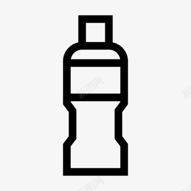 矿泉瓶瓶盖塑料图标图标