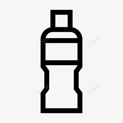 矿泉瓶瓶盖塑料图标svg_新图网 https://ixintu.com 塑料 水瓶 瓶盖 矿泉瓶 饮料