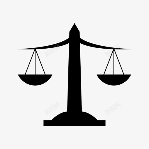 体重秤天平法庭图标svg_新图网 https://ixintu.com 体重秤 天平 平等 律师 法庭 法律