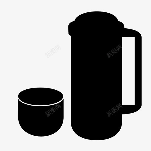 热水瓶图标svg_新图网 https://ixintu.com 热水瓶